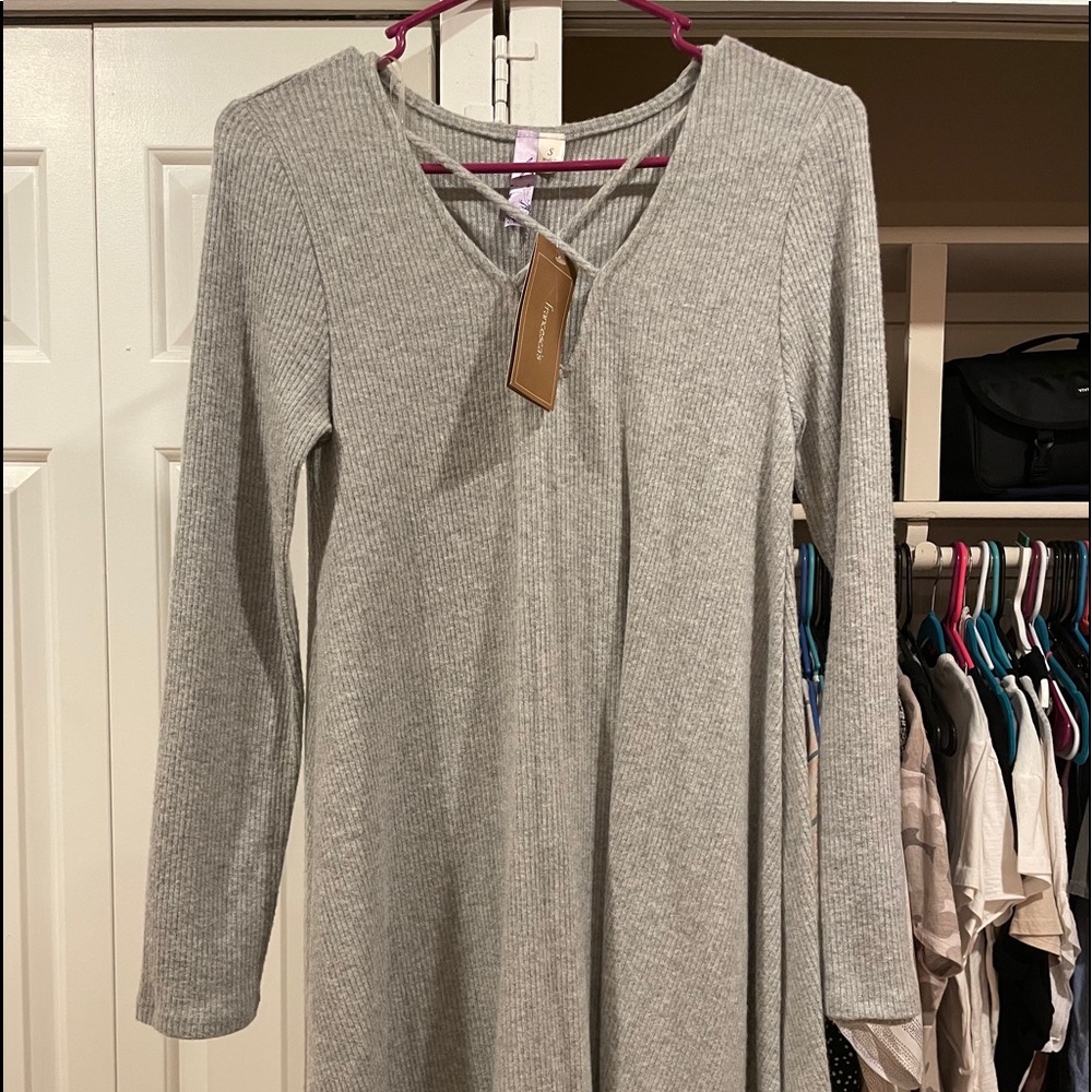 Light sweater dress